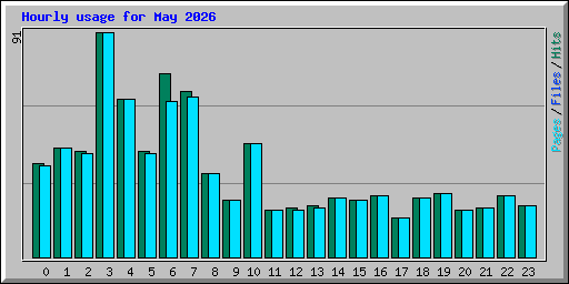 Hourly usage for May 2026